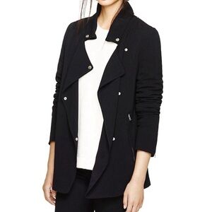 Aritzia Wilfred Mayet Moto Japanese Crepe Jacket